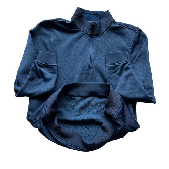 Under Armour Storm Fleece Sweater Long Sleeve Navy Blue Men's Size M - Picture 9 of 13